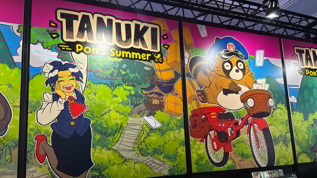 自転車でトリックを決めながら郵便物をお届け！ タヌキによる真夏の神社再建物語『TANUKI: Pon's Summer』【BitSummit the 13th】