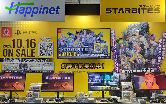 砂の惑星でメカを駆る正統派JRPGの進化を目指した意欲作『STARBITES』ブースレポート【BitSummit the 13th】